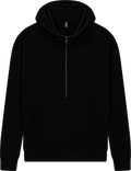 Organic Half Zip Hoodie: Unisex - Vintress Fashion