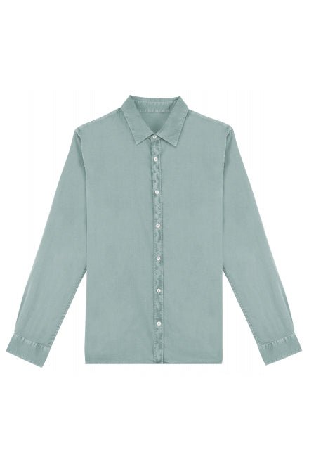 Organic Washed Long Sleeve Shirt - Vintress Fashion