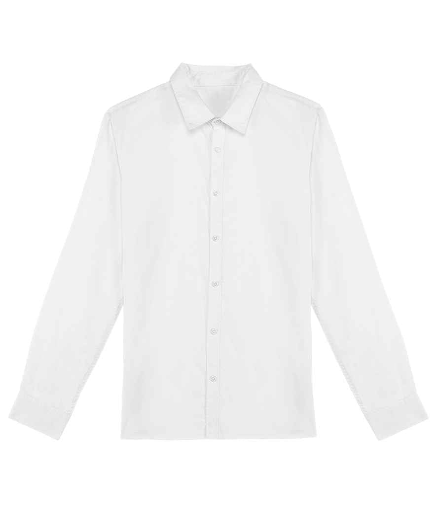 Organic Washed Long Sleeve Shirt - Vintress Fashion