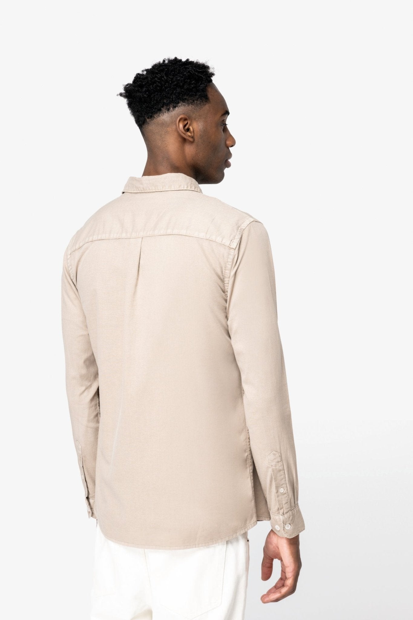 Organic Washed Long Sleeve Shirt - Vintress Fashion