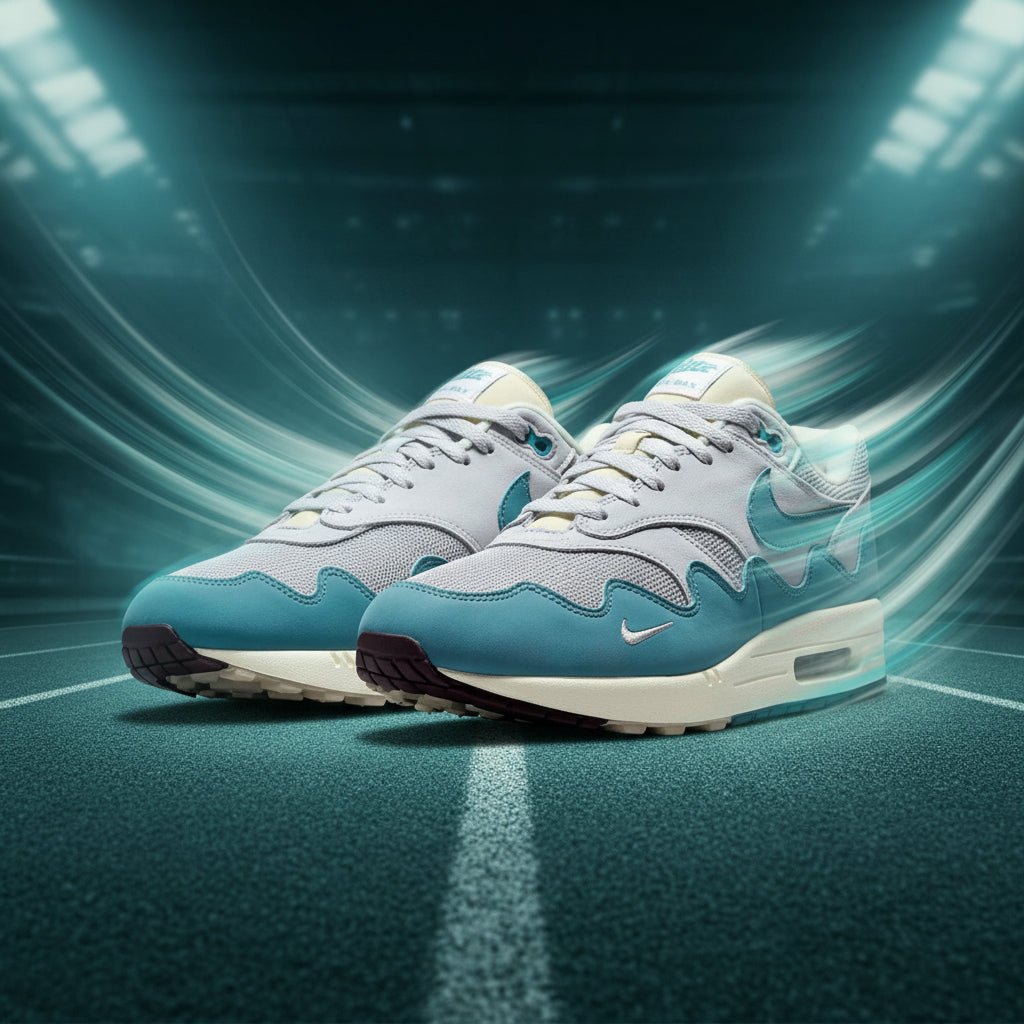 Patta x Nike Air Max 1 'Noise Aqua' - Vintress Fashion