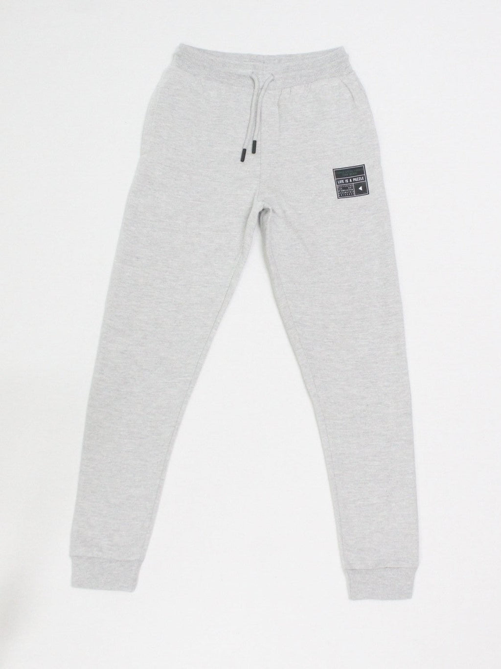 Puzzle Play Joggers – Grey - Vintress Fashion