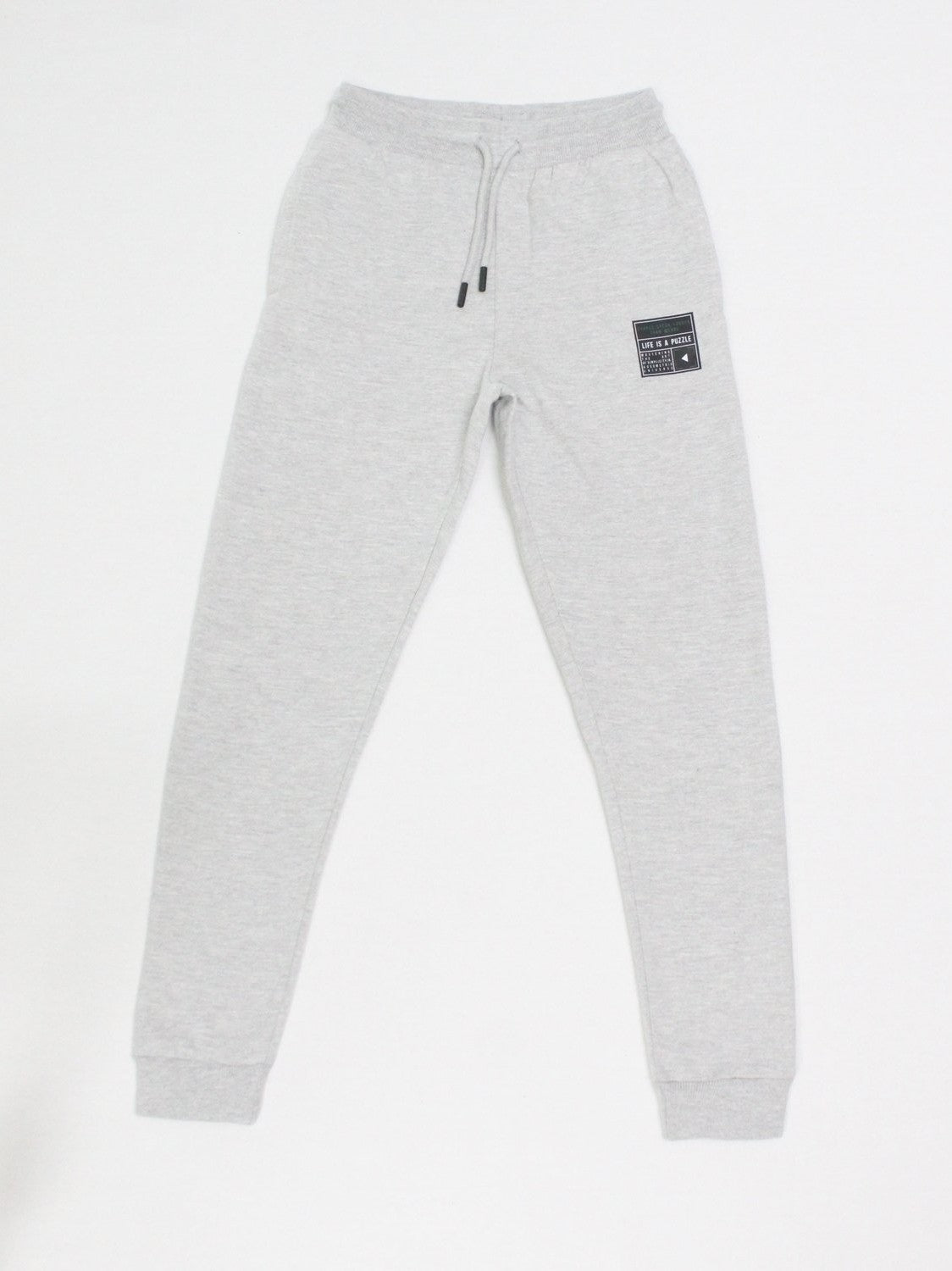 Puzzle Play Joggers – Grey - Vintress Fashion