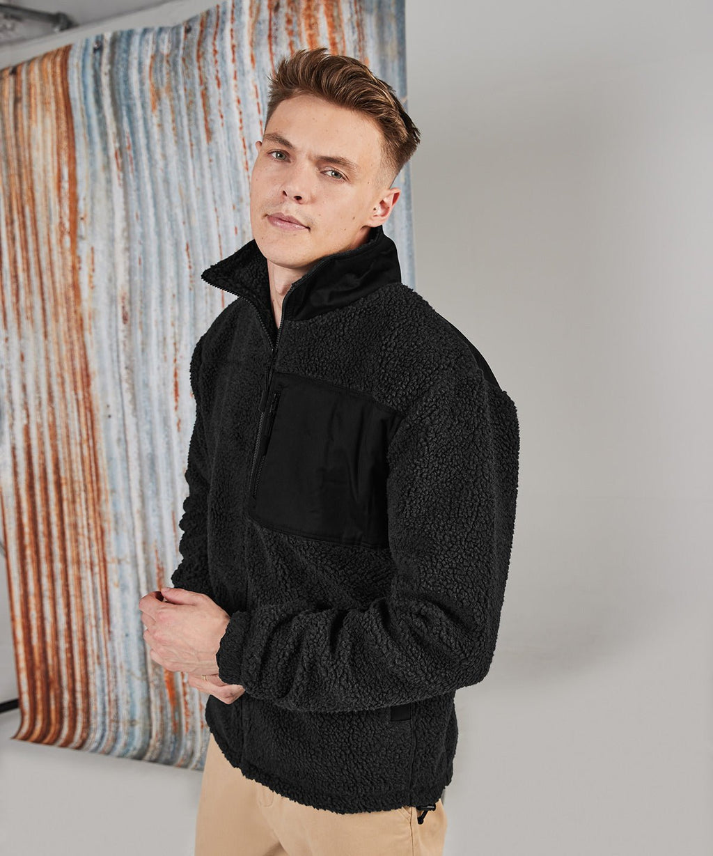 Recycled Polyester Sherpa Fleece - Vintress Fashion