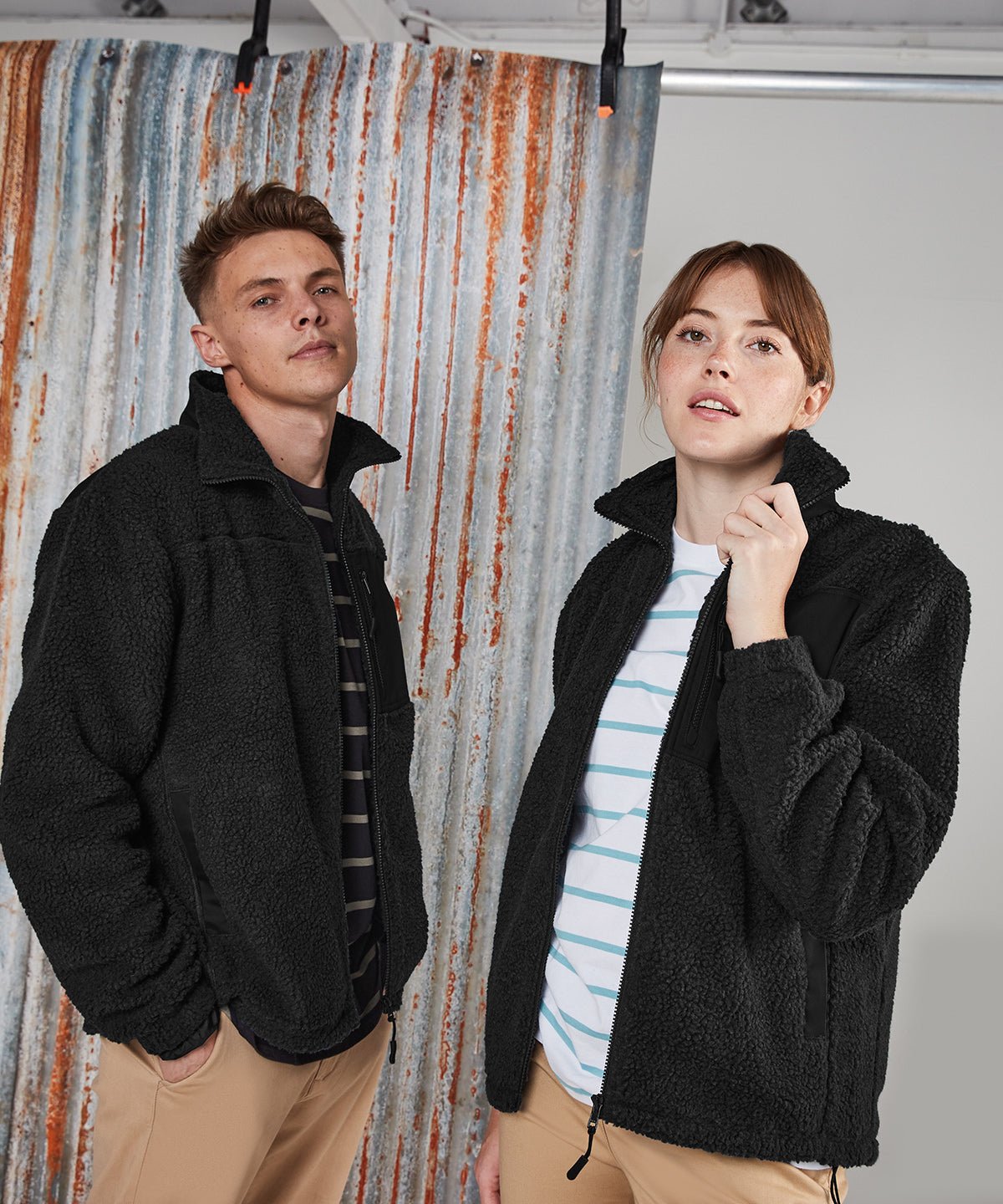 Recycled Polyester Sherpa Fleece - Vintress Fashion