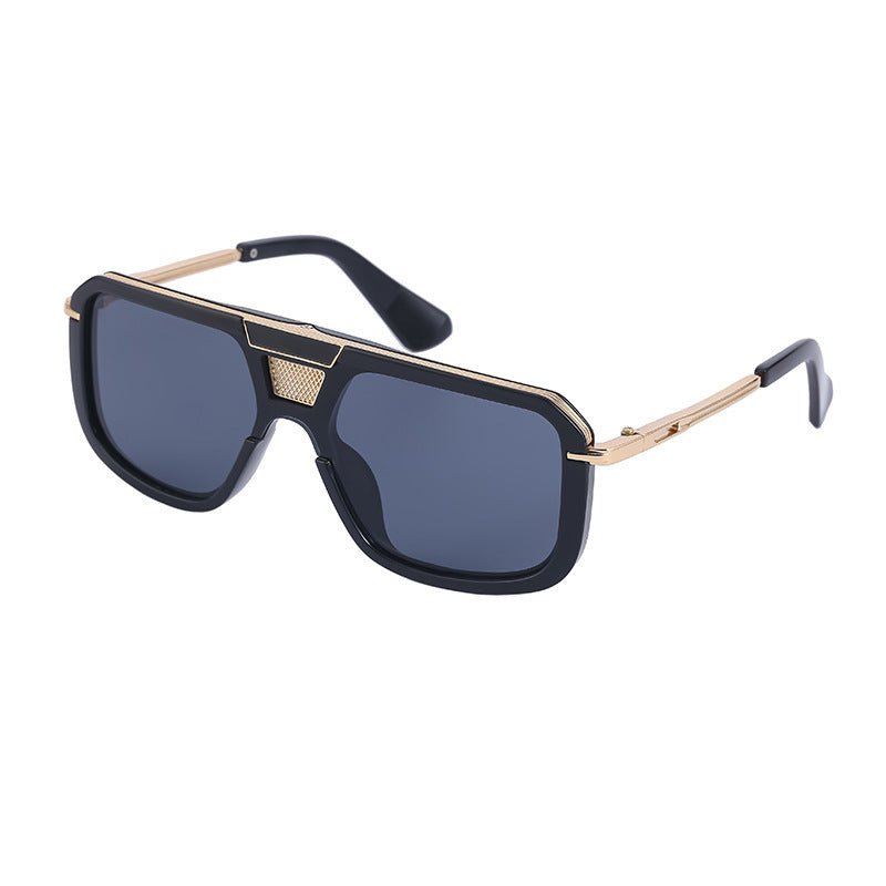 Retro Square Sun Men's European And American Large Frame Sunglasses Women - Vintress Fashion