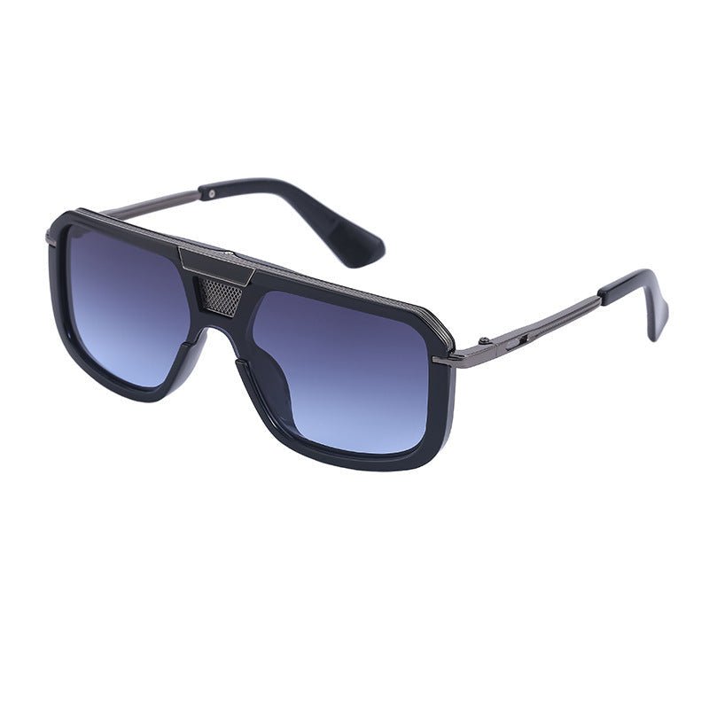 Retro Square Sun Men's European And American Large Frame Sunglasses Women - Vintress Fashion
