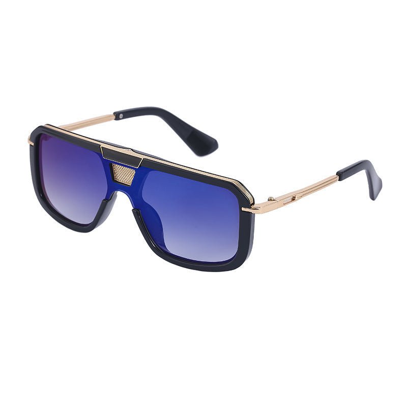 Retro Square Sun Men's European And American Large Frame Sunglasses Women - Vintress Fashion