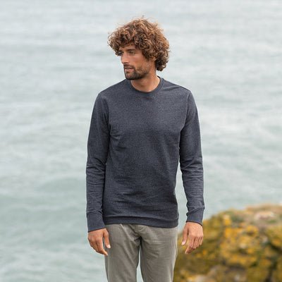 Set-in Recycled Sweatshirt - Vintress Fashion