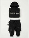 Shadow Play Hoodie Set - Vintress Fashion