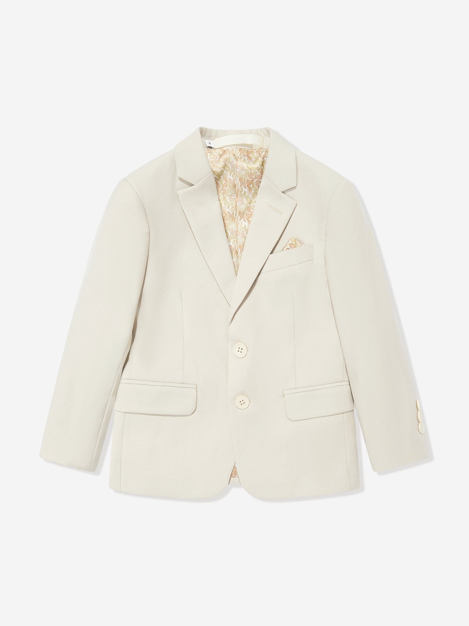 SUITLAB London Boys 7 Piece Suit Set in Beige - Vintress Fashion