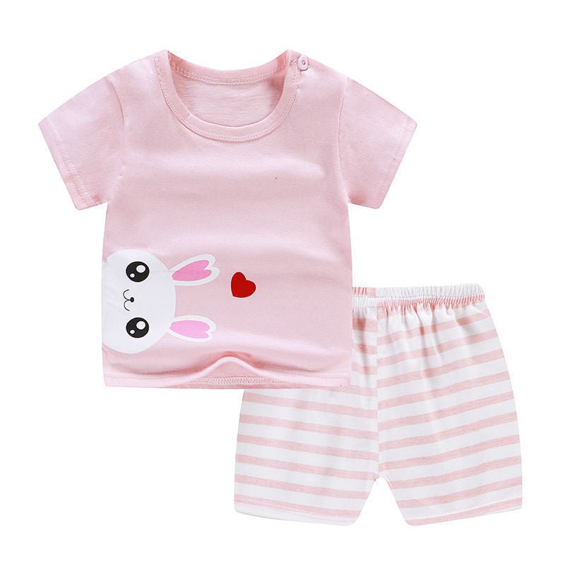 Summer Infant Newborn Baby Boy Clothes Children Clothing Set for Girls Kids T-Shirt  - Vintress Fashion