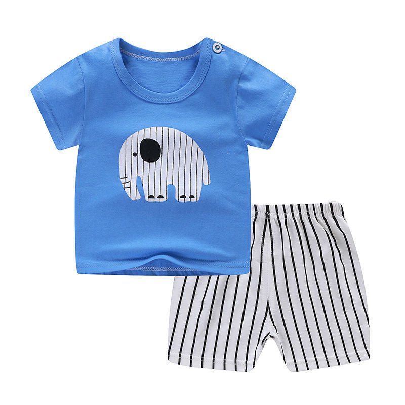 Summer Infant Newborn Baby Boy Clothes Children Clothing Set for Girls Kids T-Shirt  - Vintress Fashion