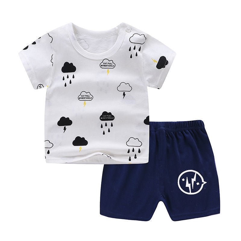Summer Infant Newborn Baby Boy Clothes Children Clothing Set for Girls Kids T-Shirt  - Vintress Fashion