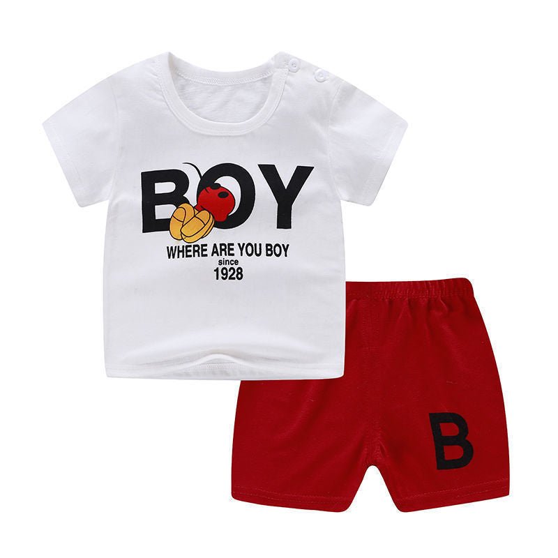 Summer Infant Newborn Baby Boy Clothes Children Clothing Set for Girls Kids T-Shirt  - Vintress Fashion
