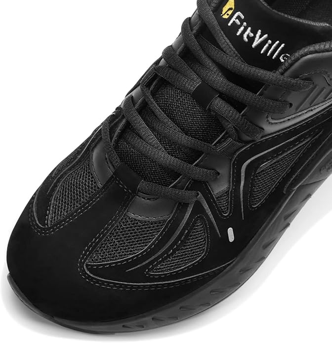 UK 9 FitVille Extra Wide Men’s Suede Running Trainers – EU 43 - Vintress Fashion