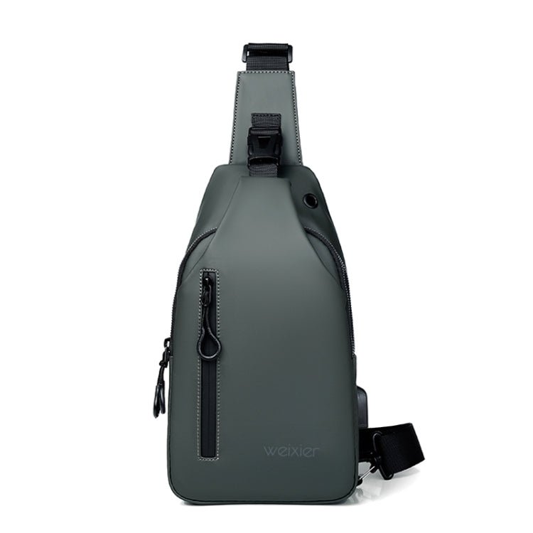 WEIXIER XB301 Men Chest Bag Outdoor Leisure Messenger Bag, XB301 Black, XB301 Gray, XB301 Green - Vintress Fashion