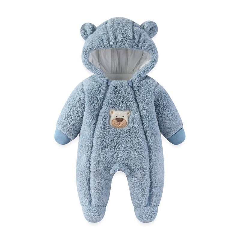 Winter Clothes Thickened Cotton Baby Clothes Infant Autumn And Winter Set - Vintress Fashion