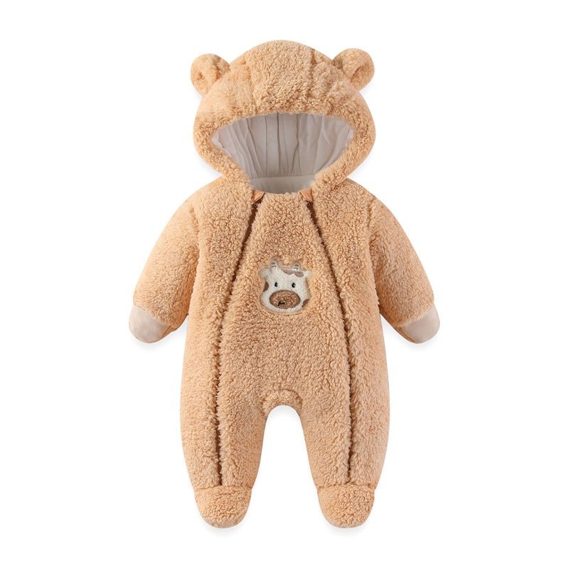 Winter Clothes Thickened Cotton Baby Clothes Infant Autumn And Winter Set - Vintress Fashion