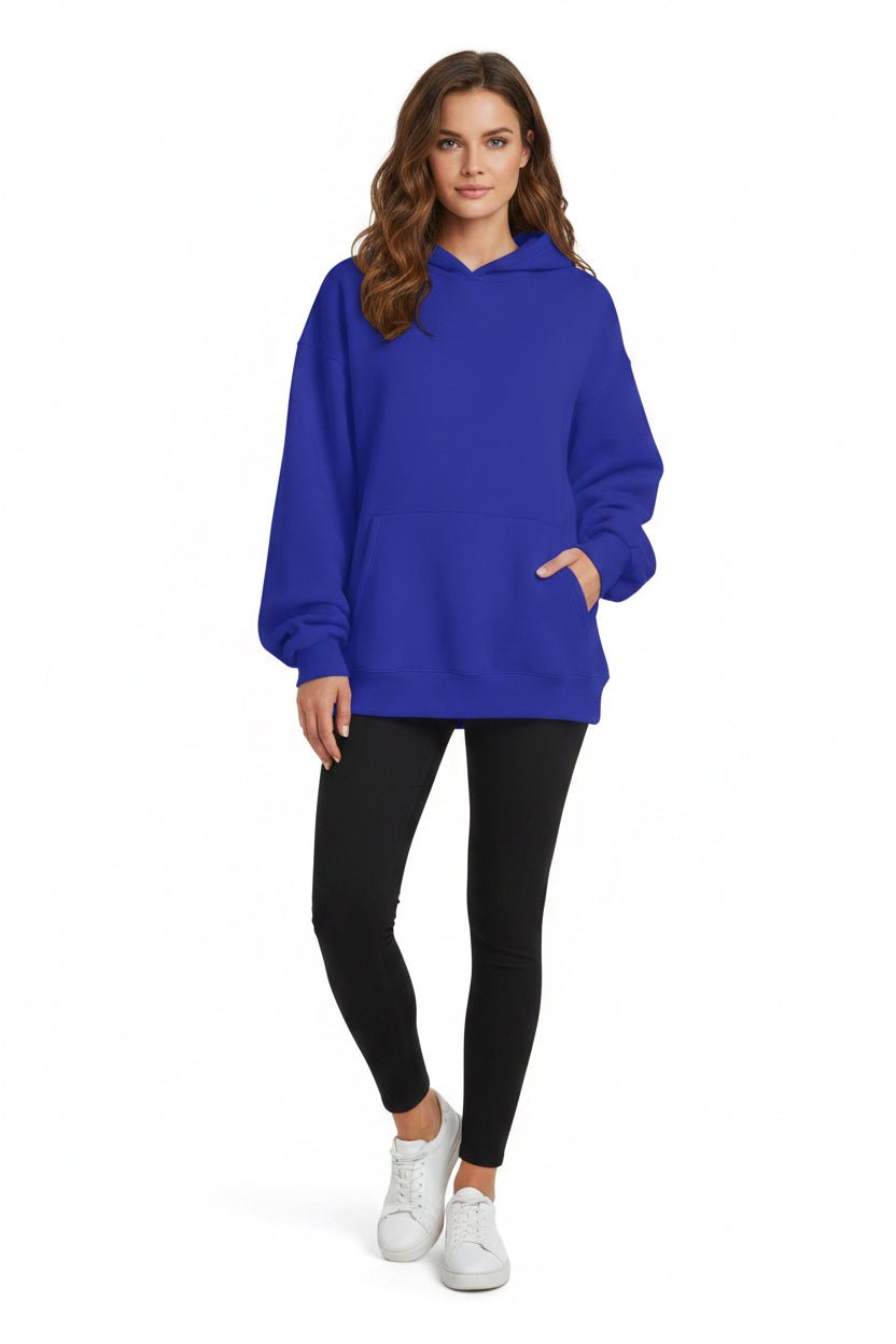 Women's Hoodies With Pockets Fashion Solid Sweatshirt Oversized Hooded Sweater Womens Clothing - Vintress Fashion