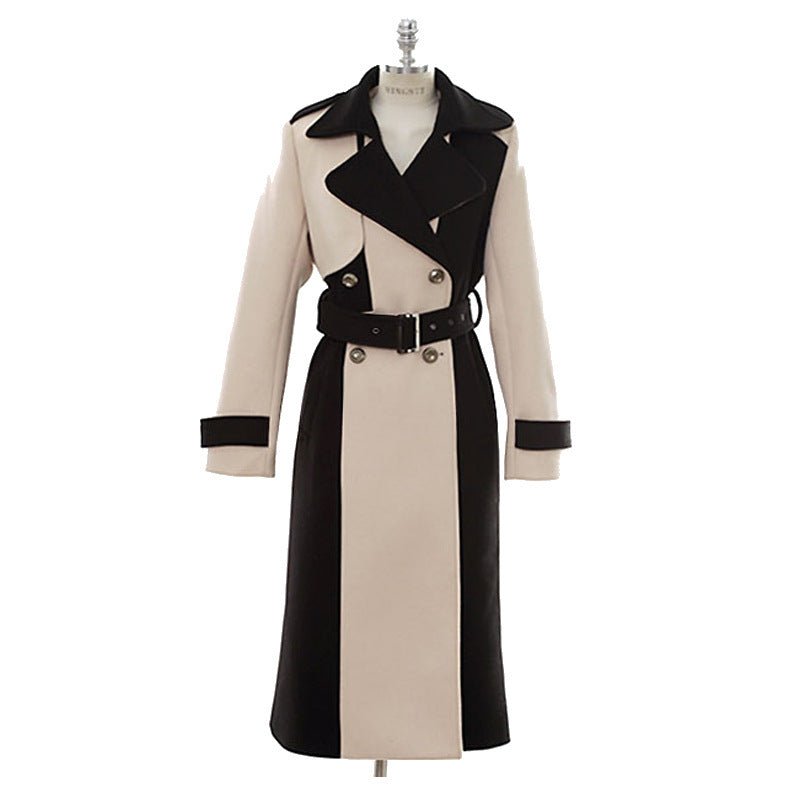 Women's Ladies Fashion Temperament Mid-length Woolen Coat - Vintress Fashion